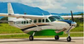 Small aircraft parked at an airport in Cuyo, Philippines